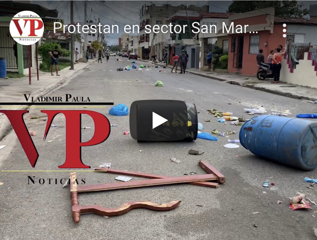 Protestan en sector San Martín exigiendo la puesta en libertad de un menor arrestado en operativo
