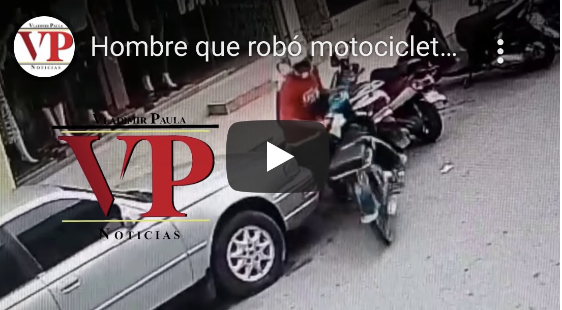Hombre  que robó motocicleta en SFM dice lo hizo porque no tiene trabajo