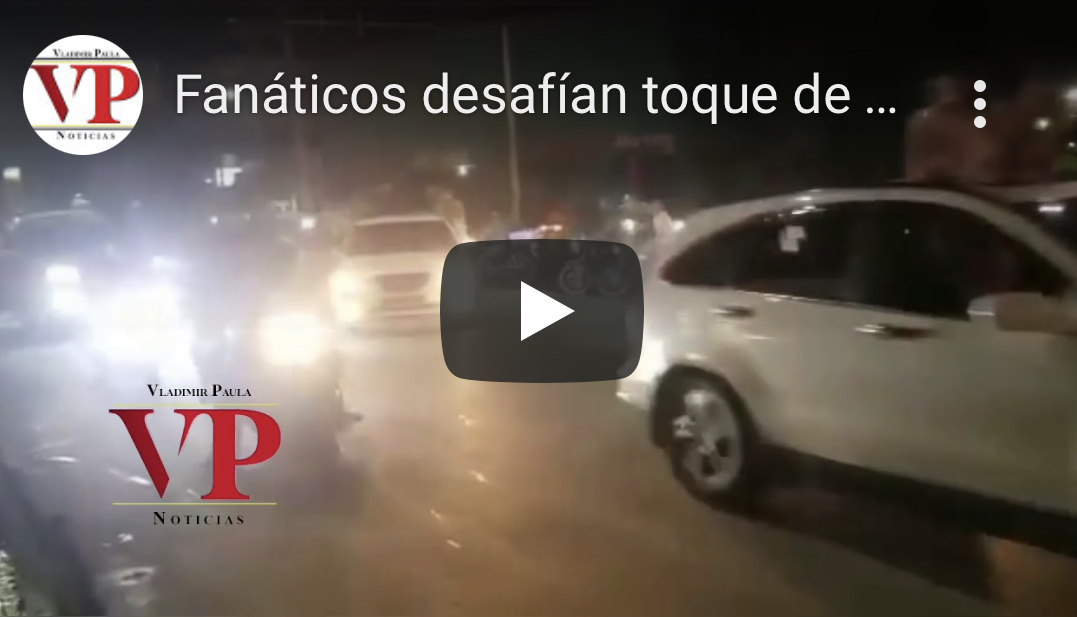 Fanáticos desafían toque de queda y salen a las calles a celebrar el triunfo de las Àguilas Cibaeñas