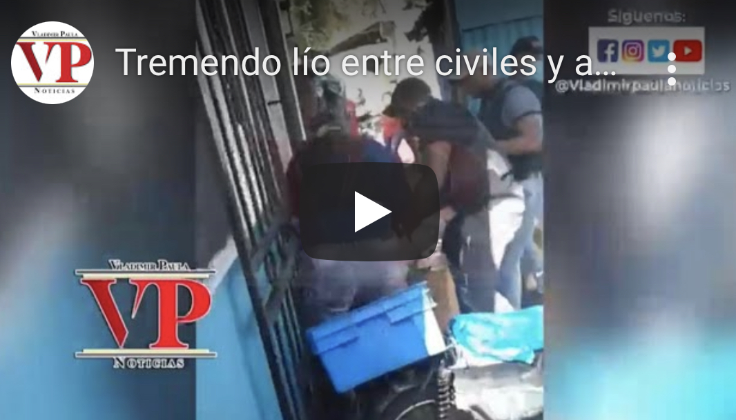 Tremendo lío entre civiles y agentes del DICRIM cuando desmantelaban punto de drogas en barrio azul SFM