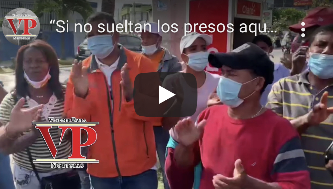 “Si no sueltan los presos aquí va haber  candela” advierten moradores sector Mamà Tingó SFM