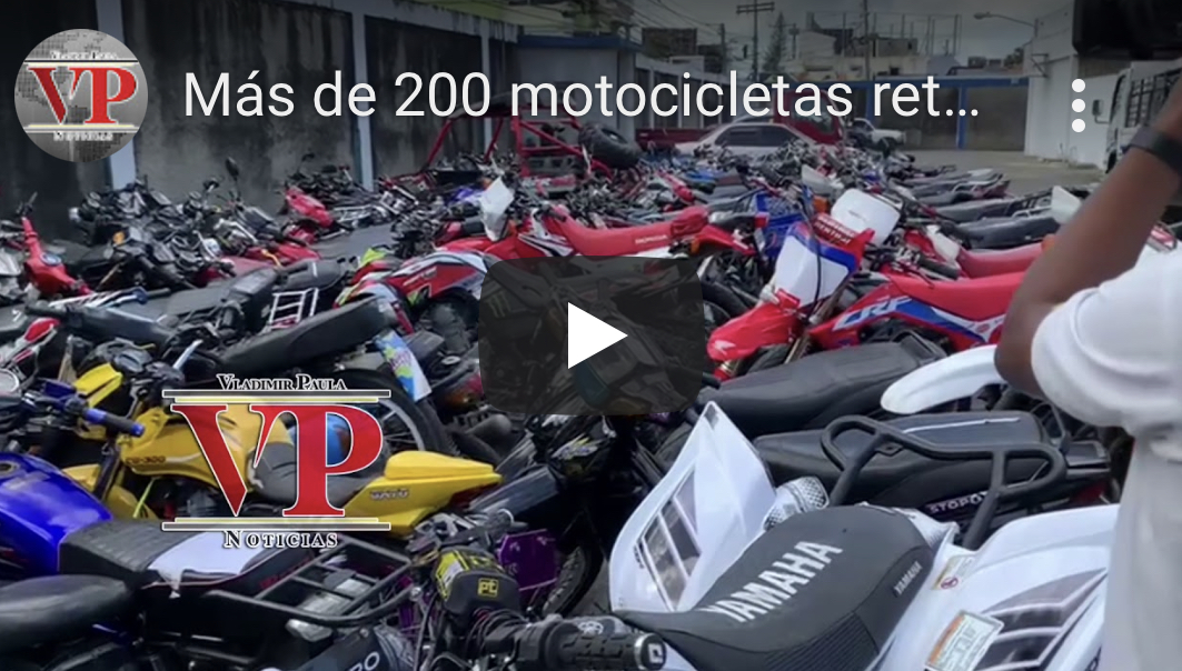 Más de 200 motocicletas retenidas y decenas de apresados en medio de Carrera de la muerte en SFM