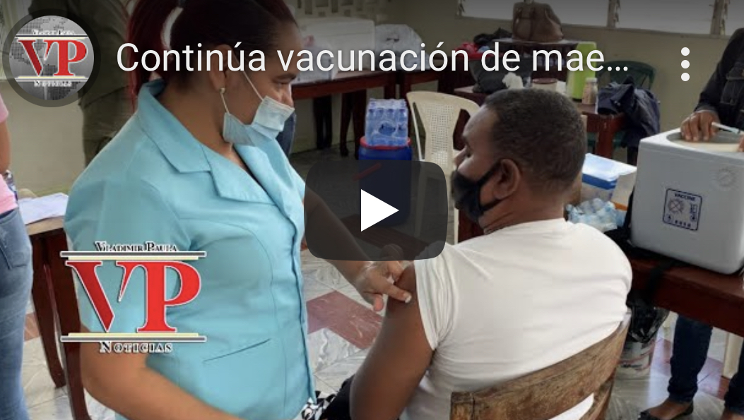 Continúa vacunación de maestros contra la COVID-19 en SFM