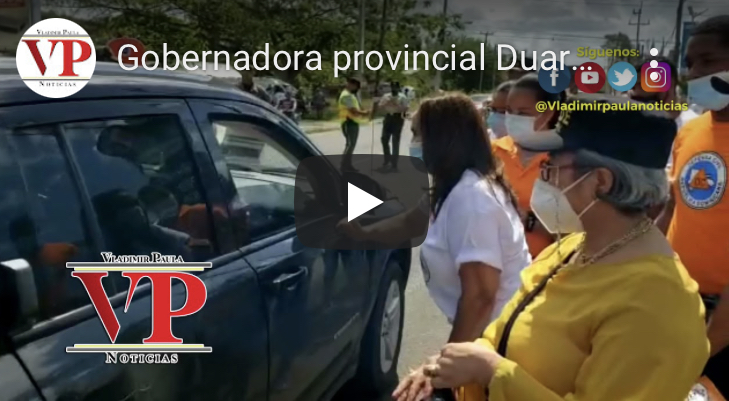 Gobernadora encabeza entrega de Kit preventivo en carretera SFM Nagua