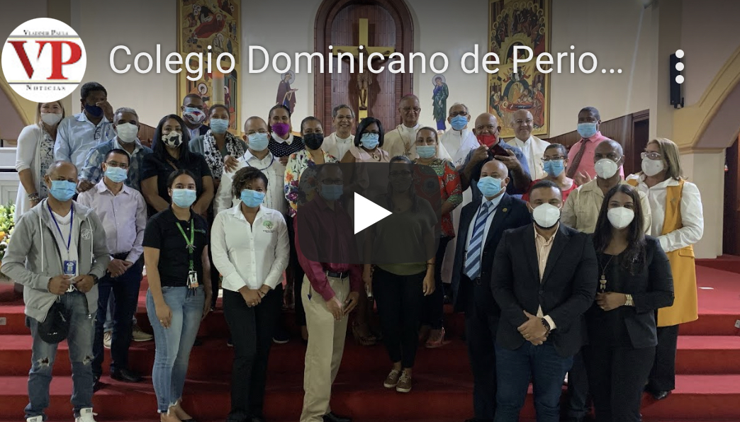 Colegio Dominicano de Periodistas SFM realiza eucaristía por el Día Nacional de esa profesión