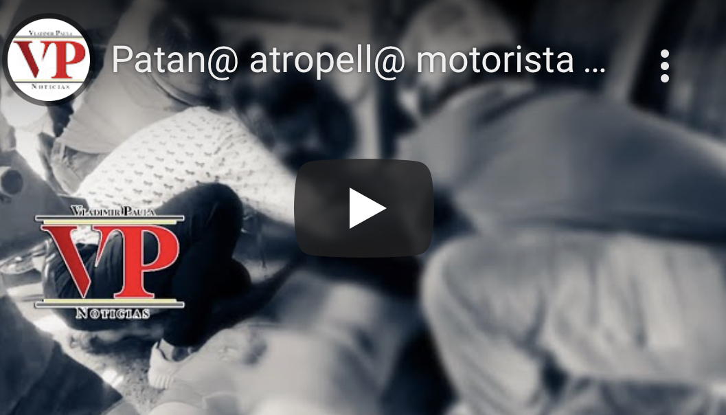 Patana atropella motorista en rotonda sector Los Rieles SFM