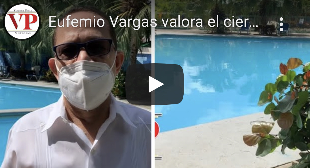 Eufemio Vargas valora el cierre de piscinas en SFM por el asueto de Semana Santa