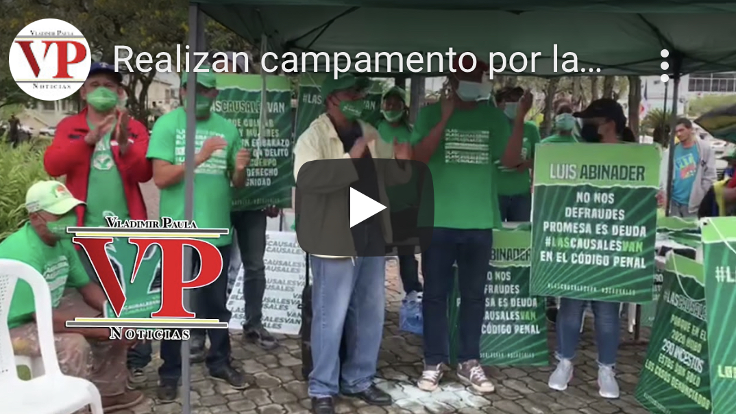 Realizan campamento por la tres causales del aborto en parque Duarte SFM
