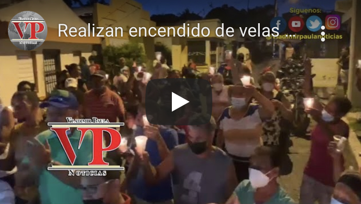 Realizan encendido de velas en sector Ugamba SFM exigiendo construcción de puente