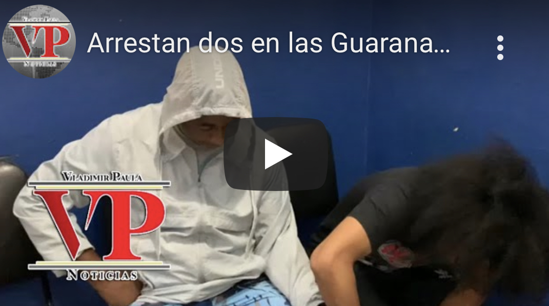 Arrestan dos en las Guáranas tras ocuparle drogas, uno admite que tiene un punto de venta de narcóticos