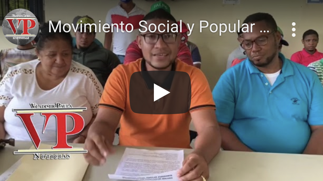Movimiento social y popular anuncia huelga por  dos días en SFM
