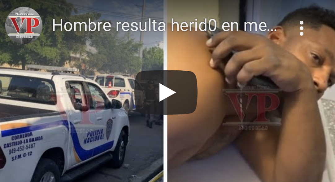 Un herido en medio de fuerte balacera que inició en la calle Sanchez y terminó en Av. Libertad SFM