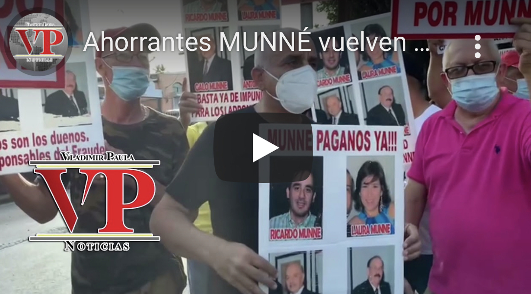 Ahorrantes MUNNÉ vuelven a protestar exigiendo la devolución de su dinero
