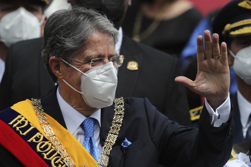 Guillermo Lasso asume presidencia  en Ecuador