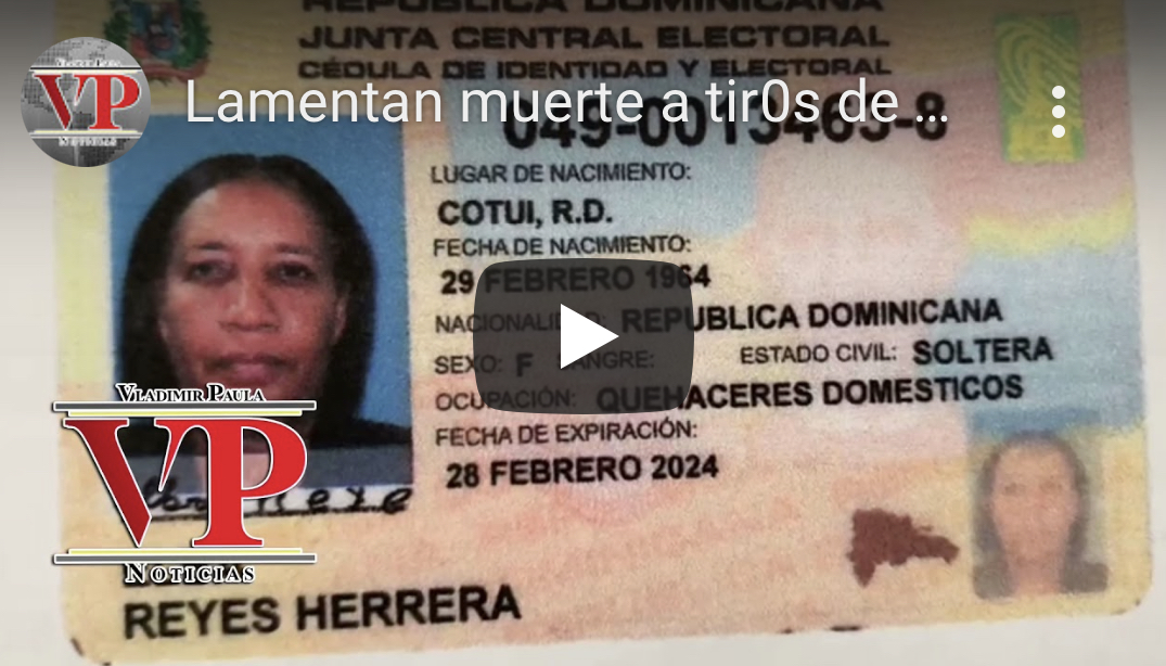 Matan a tiros cristiana evangélica en Cotuí