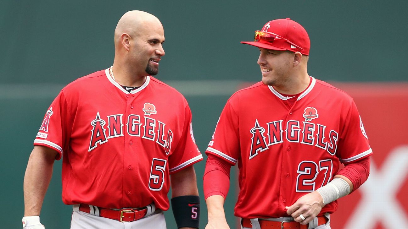Jugadores de Angelinos sorprendidos y en shock por baja de Pujols