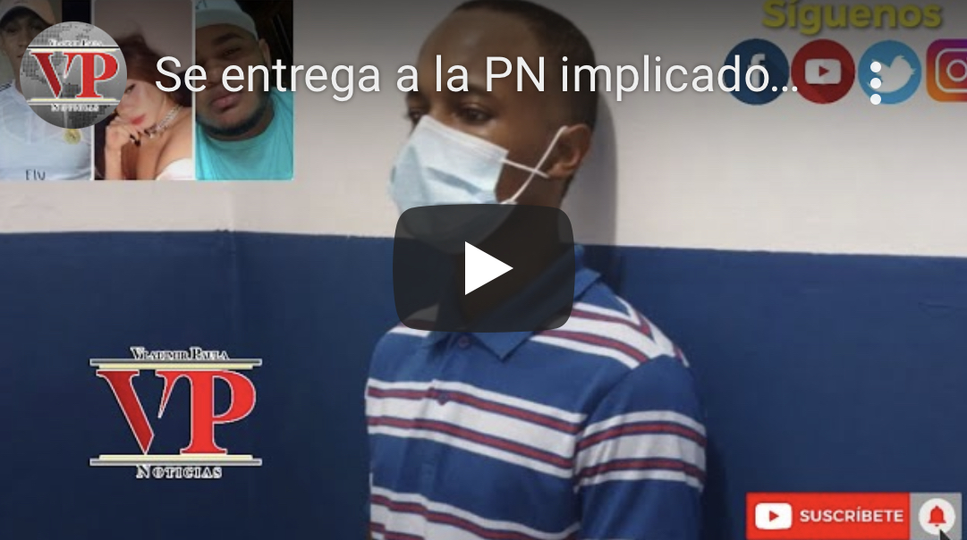Se entrega a la PN implicado en balacera donde tres murieron en sector San Martín SFM