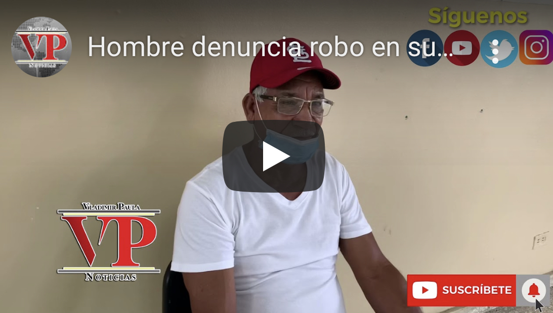 Hombre denuncia robo en su vivienda en SFM; lamenta le llevaron tarjeta comer es primero
