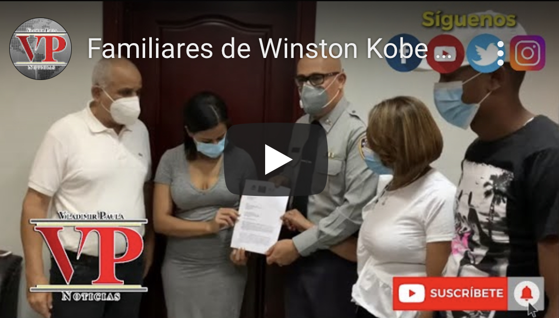 Familiares de Winston Kobe ultimado a tiros en sector San Martín se reúnen con General PN SFM