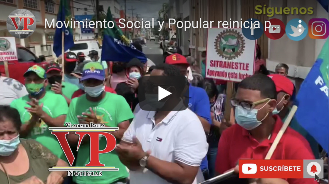 Movimiento Social y Popular reinicia protestas en SFM