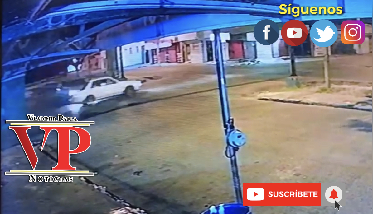 Captado en cámara impacto de dos vehículos donde murieron una joven y un raso PN