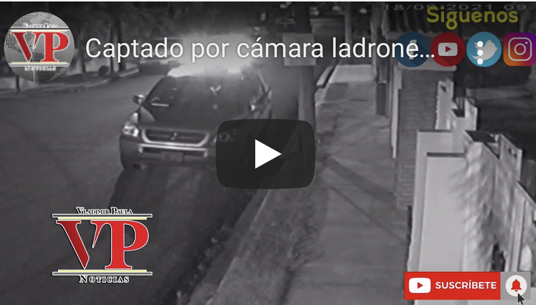 Captado por cámara ladrones rompiendo cristales de vehículo para sustraer objetos en SFM