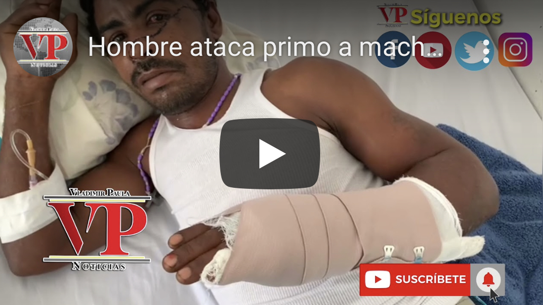 Hombre ataca primo a machetazos porque le reclamó que no se pegara del galón de la nevera en Salcedo