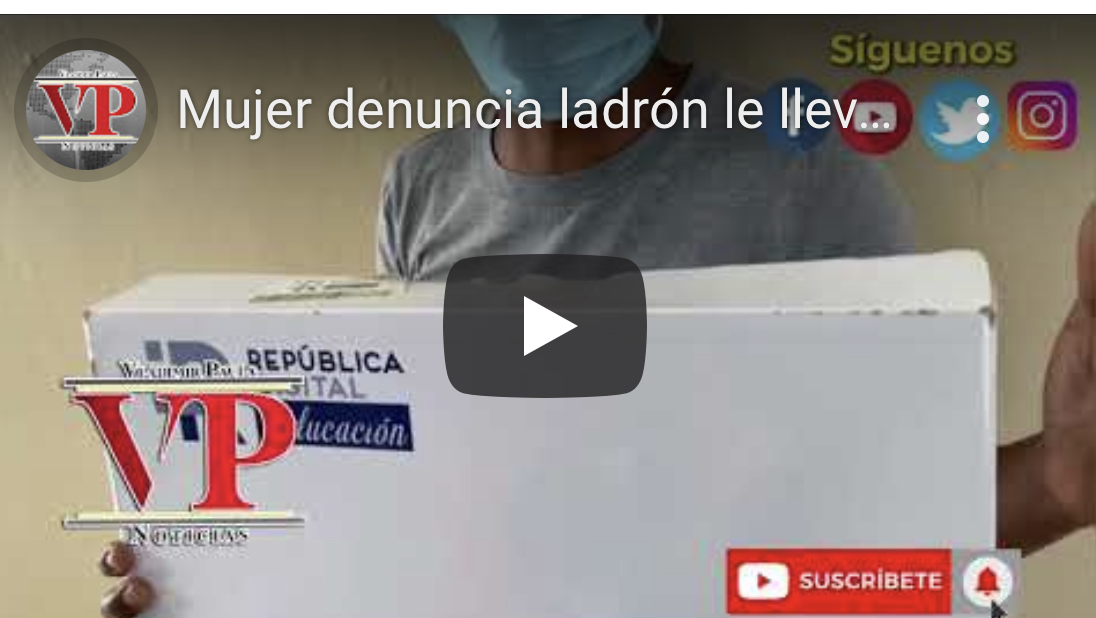 Mujer denuncia ladrón le llevó todo y luego pasó por el frente de su casa en SFM