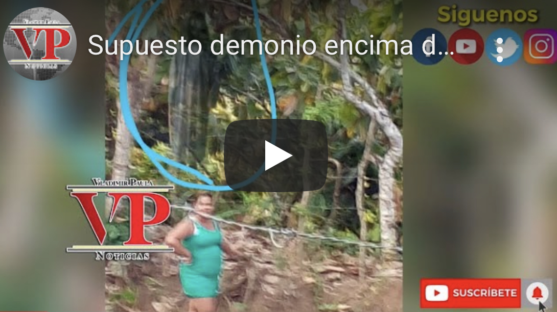 Supuesto demonio quedó captado encima de una mujer en una fotografía en SFM