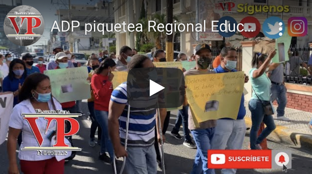 ADP piquetea Regional Educación SFM por malas condiciones y necesidades de los centros