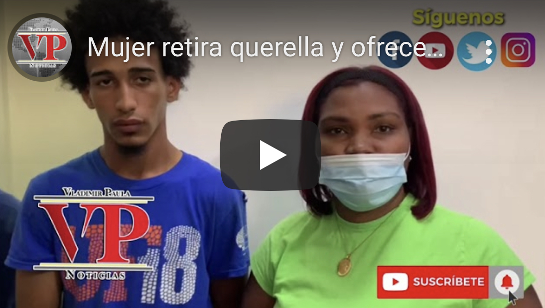 Mujer retira querella y ofrece empleo a joven que la atracó en SFM