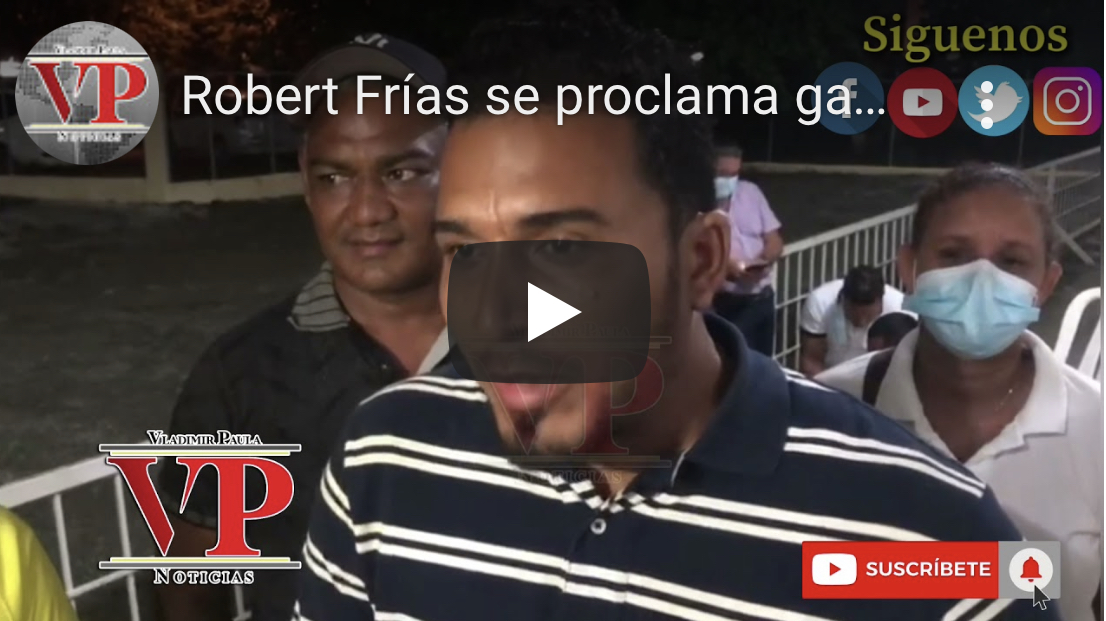 Robert Frías  se proclama  ganador elecciones ADP en SFM