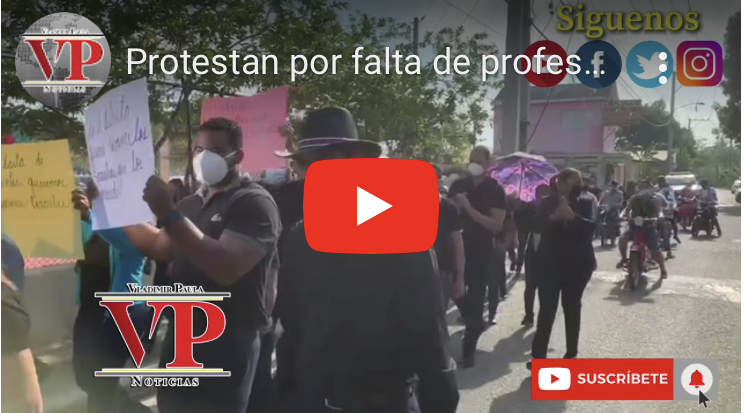 Protestan por falta de profesores en Liceo Max Henríquez de Cenoví