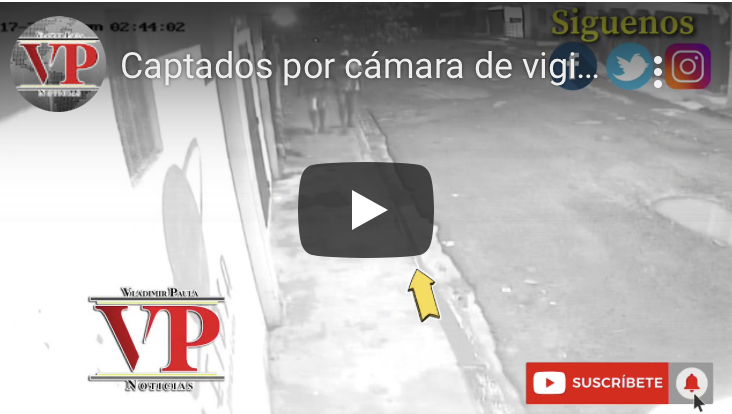Captados por cámara de vigilancia dos supuestos ladrones saquearon vivienda en sector Mamá Tingó SFM