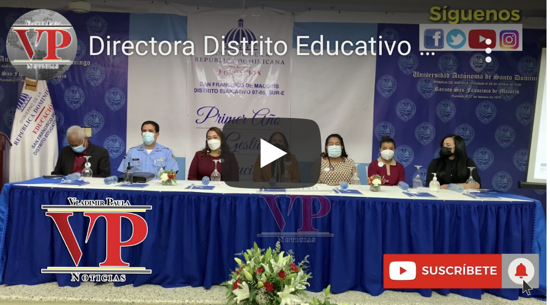 Directora Distrito Educativo 07-05 SFM presenta memorias de su primer año de gestión