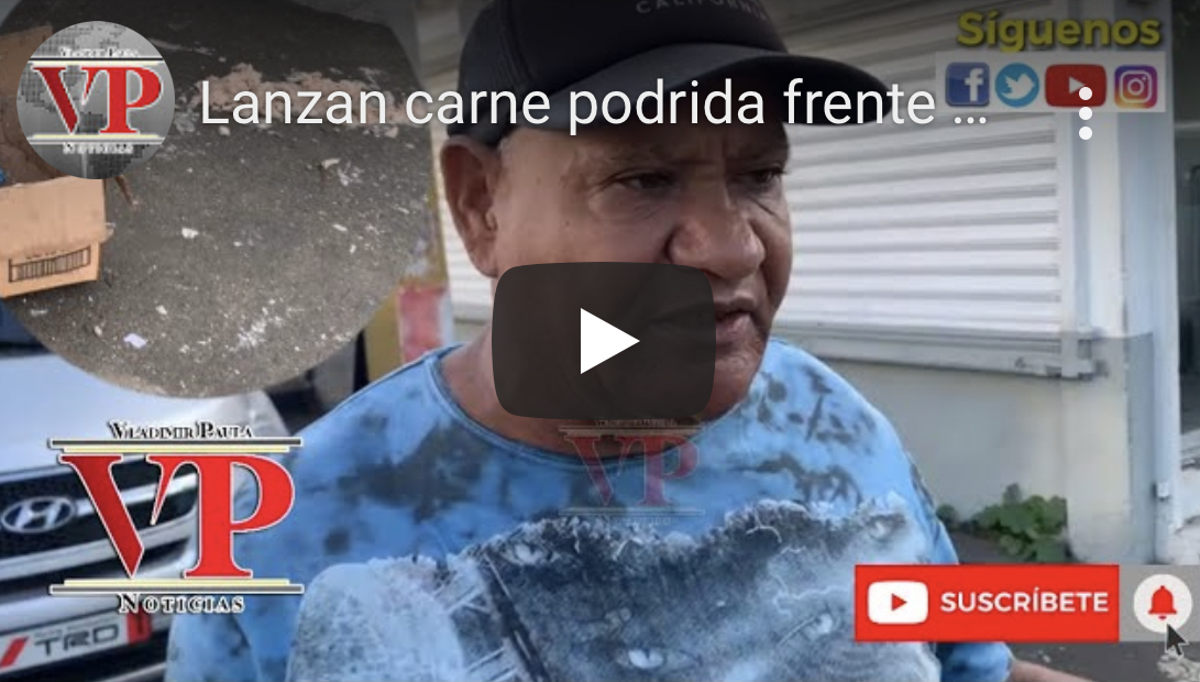Lanzan carne podrida frente a sindicato de choferes en SFM; piden el cese de esta acción insalubre