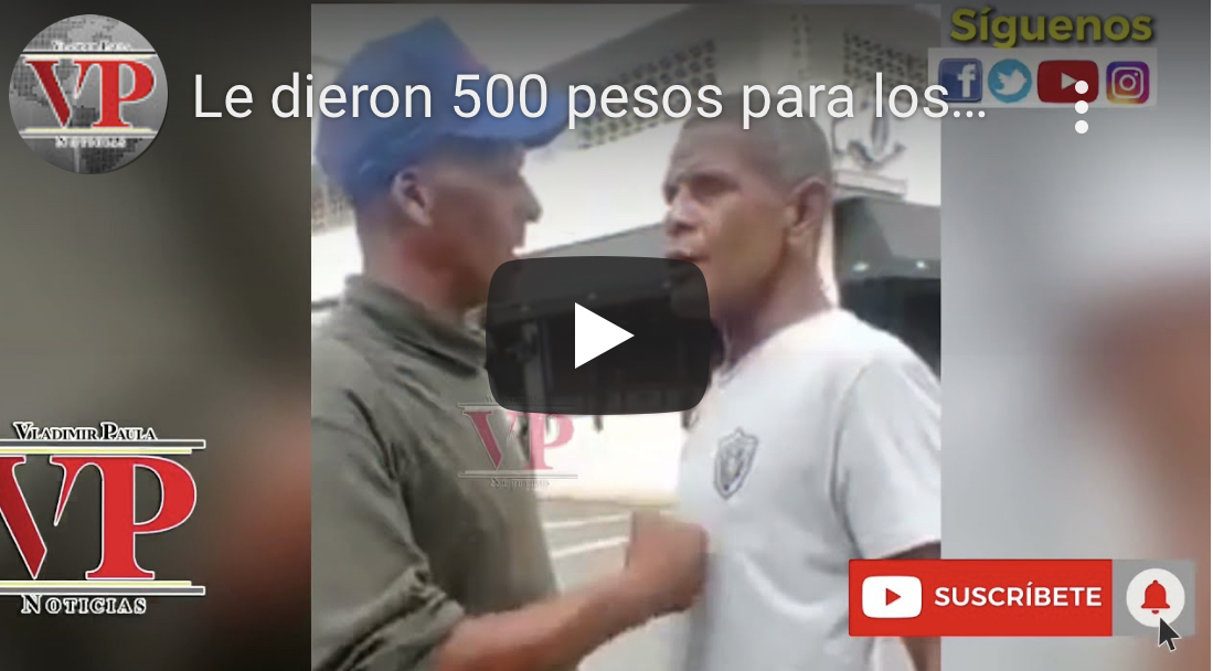 Le dieron 500 pesos para los dos y al momento de repartir se armó el lío