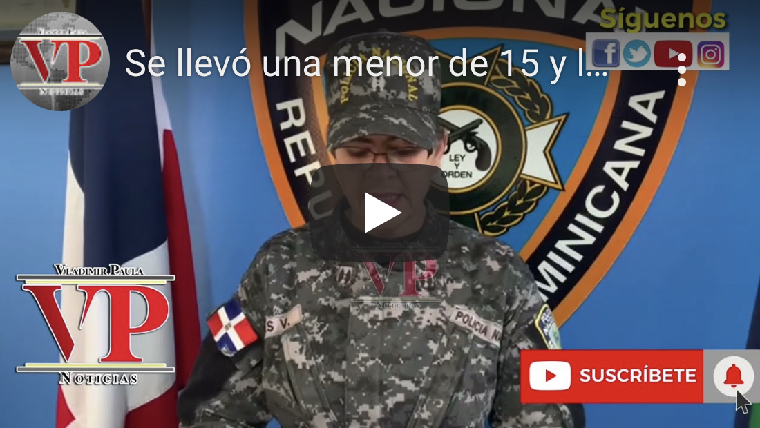 Se llevó una menor de 15 años y la policía lo apresó