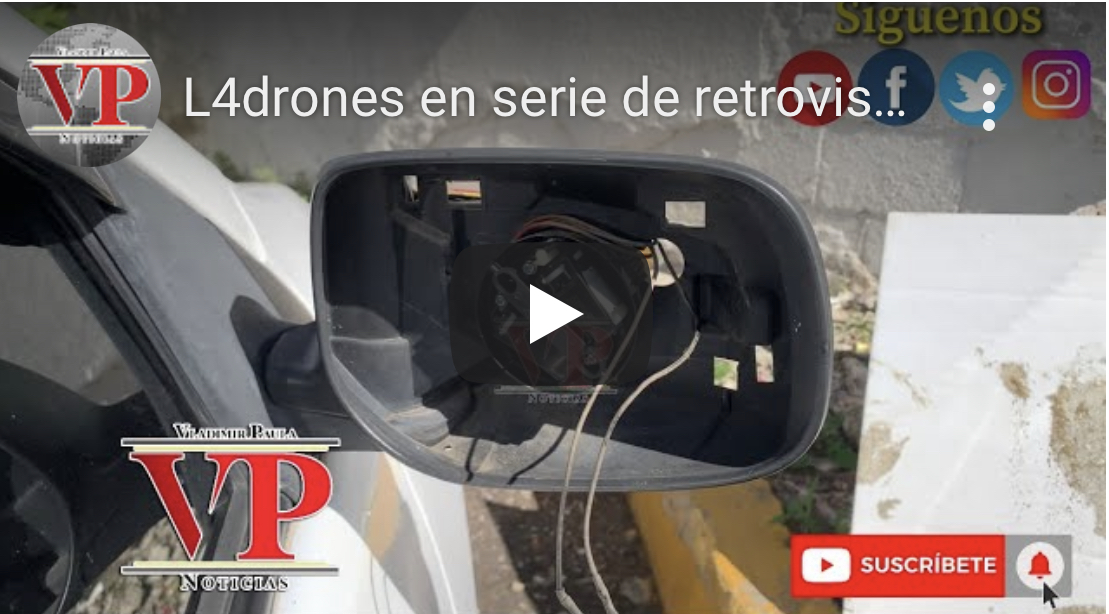 Ladrones en serie de retrovisores azotan sectores de SFM