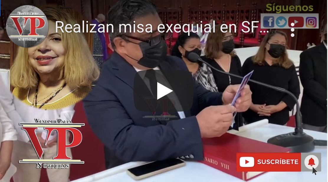 Realizan misa exequial en honor a la activista cultural Lucía Taveras