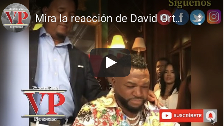 Mira la reacción de David Ortiz al escuchar fue seleccionado para el salón de la fama de Cooperstown