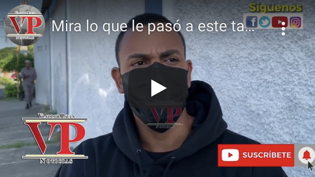 Taxista denuncia hombre apedreó su carro mientras transitaba por avenida Libertad SFM