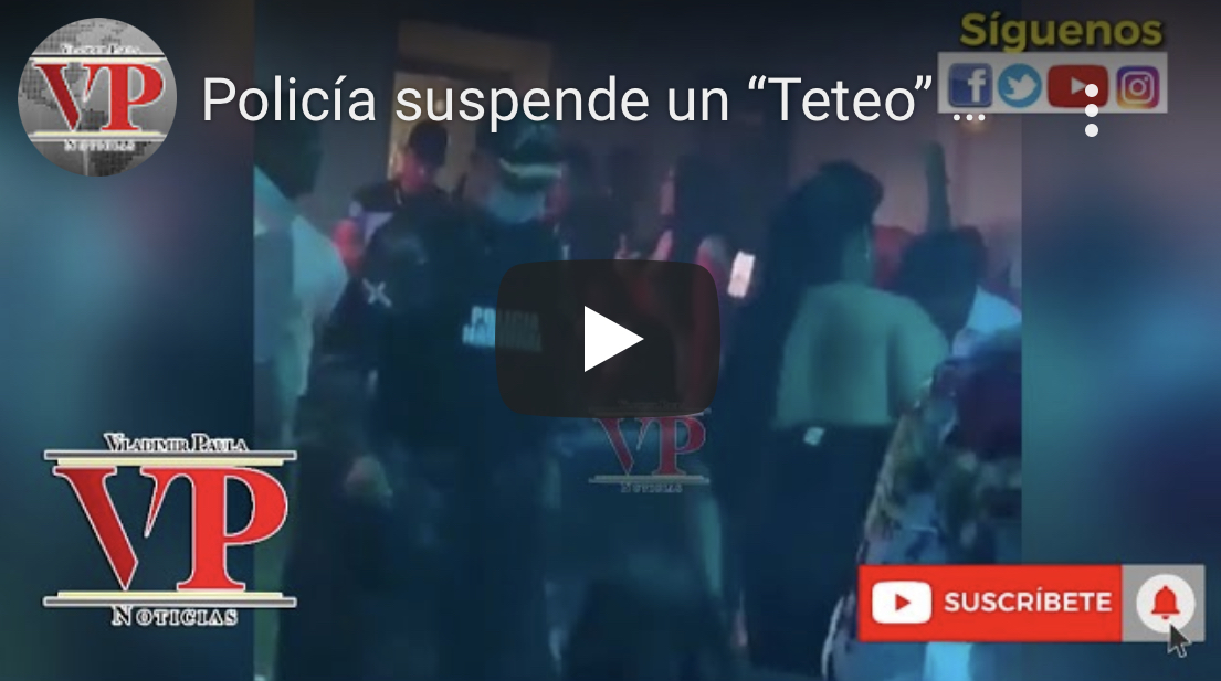 Policía suspende fiesta en discoteca de SFM
