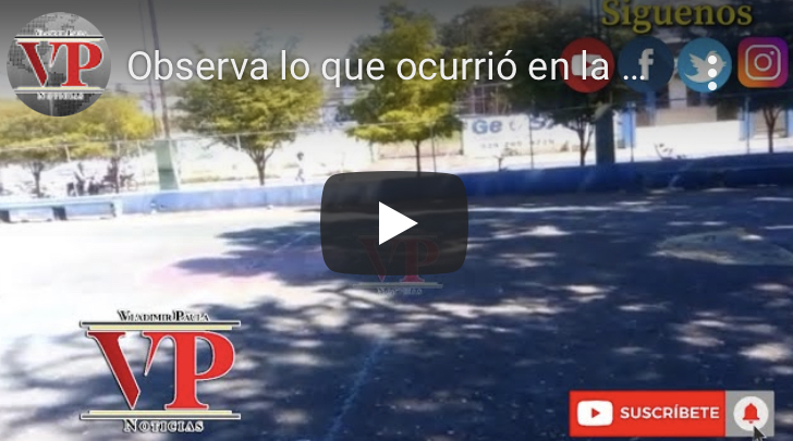 Protestan por arreglo de cancha en SFM