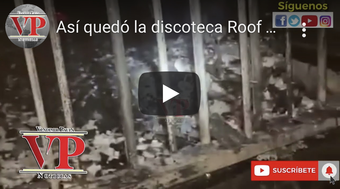 Así quedó la discoteca Roof Club de SFM tras incendio