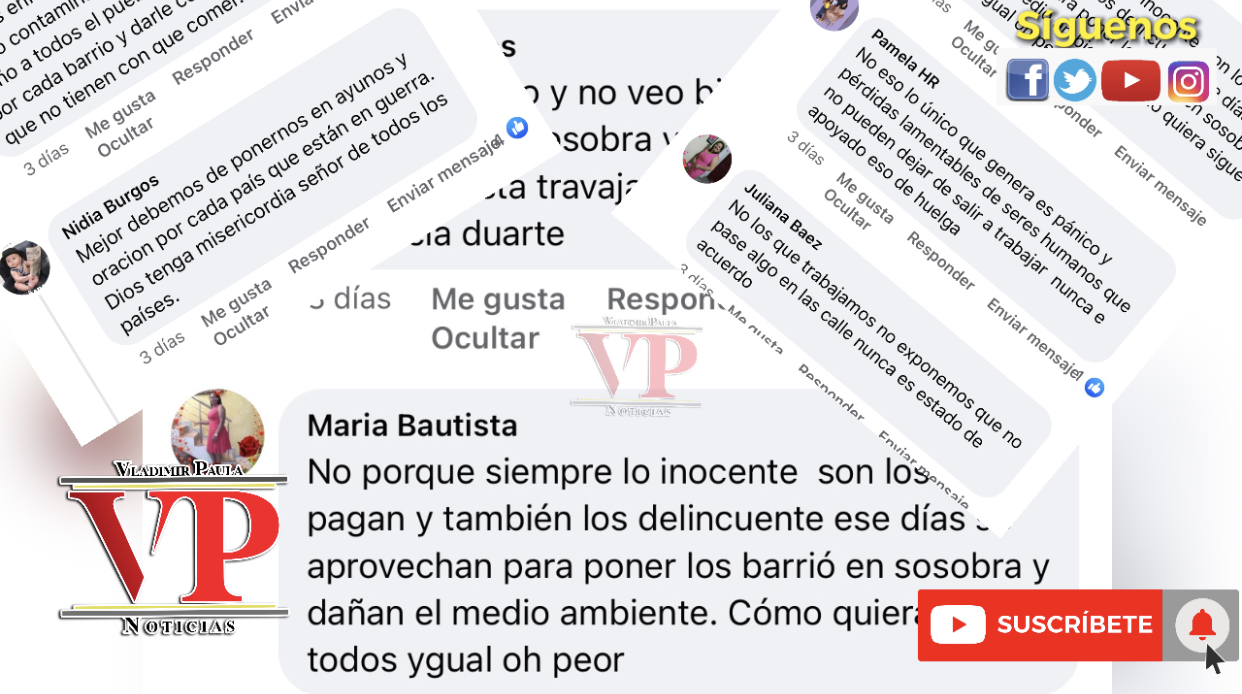 Usuarios en redes sociales rechazan huelga por 48 horas en SFM