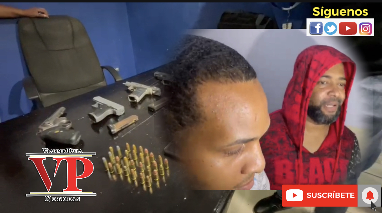 Policía ocupa múltiples armas de fuego  y apresa 6 hombres en SFM