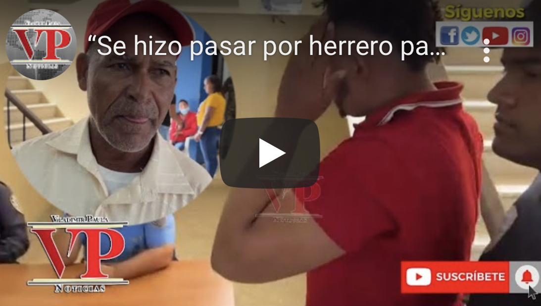 “Se hizo pasar por herrero para robarse 300 mil pesos”