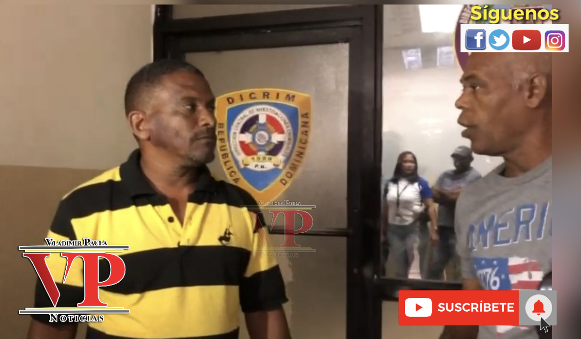 “Tú eres un come mierda” hombres se enfrentan en cuartel policial SFM