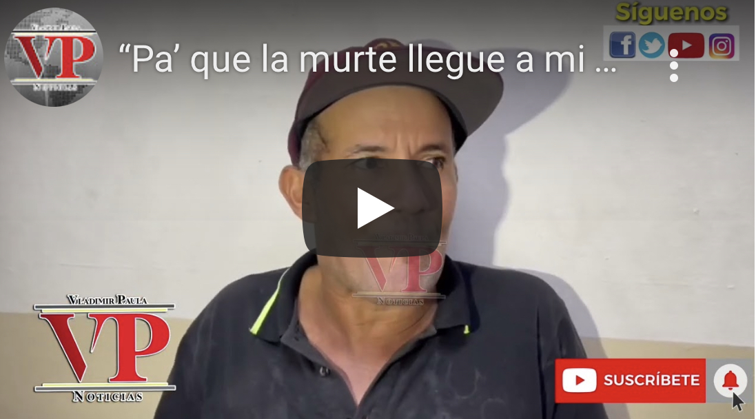 “Pa’ que la muerte llegue a mi casa que mejor llegue a la del otro” dice hombre en defensa de sobrino en SFM